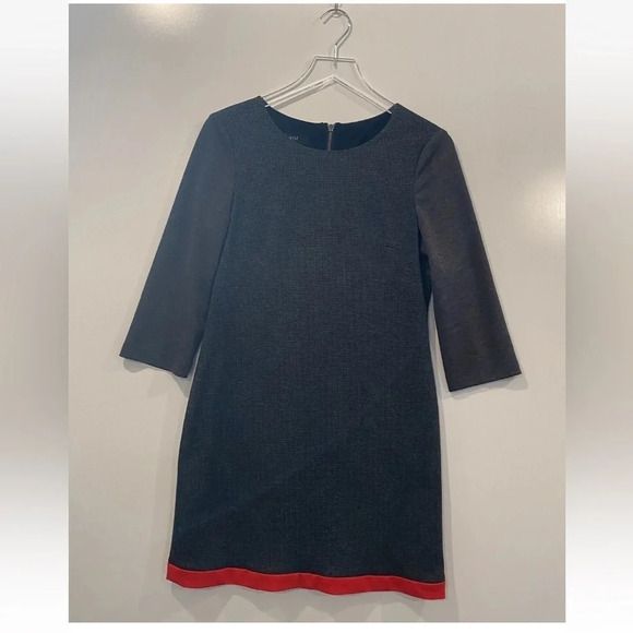 Nine West Dresses & Skirts - Nine West Gray Houndstooth Tweed Sheath Dress Womens Size 4 (772)‎